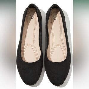 Classic Black Women's Flats shoes SZ 8